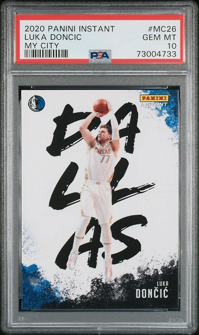 2020 Panini Instant My City Mc26 Luka Doncic PSA 10