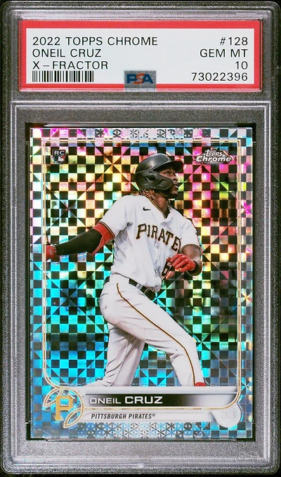 2022 Topps Chrome 128 Oneil Cruz PSA 10