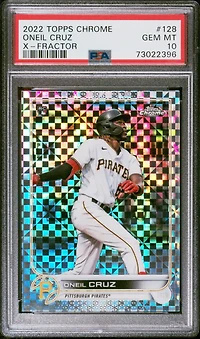 2022 Topps Chrome 128 Oneil Cruz PSA 10