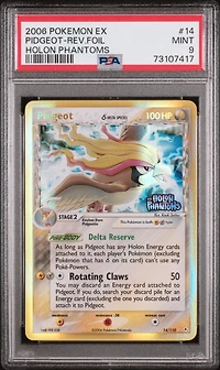 2006 Pokemon Ex Holon Phantoms 14 Pidgeot-reverse Foil PSA