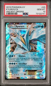 2015 Pokemon Xy Ancient Origins 25 Kyurem Ex PSA 10