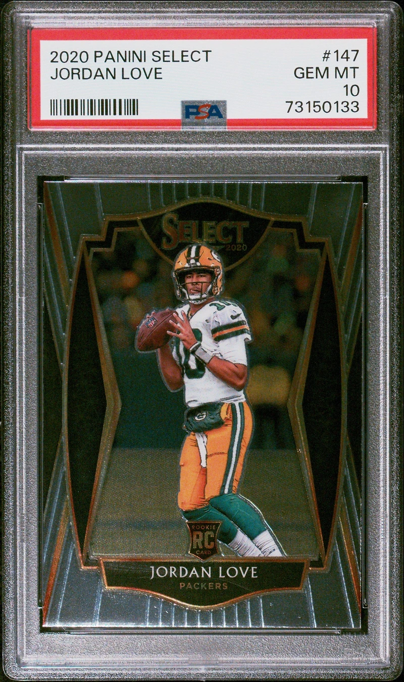2020 Panini Select 147 Jordan Love PSA 10