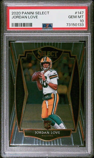 2020 Panini Select 147 Jordan Love PSA 10