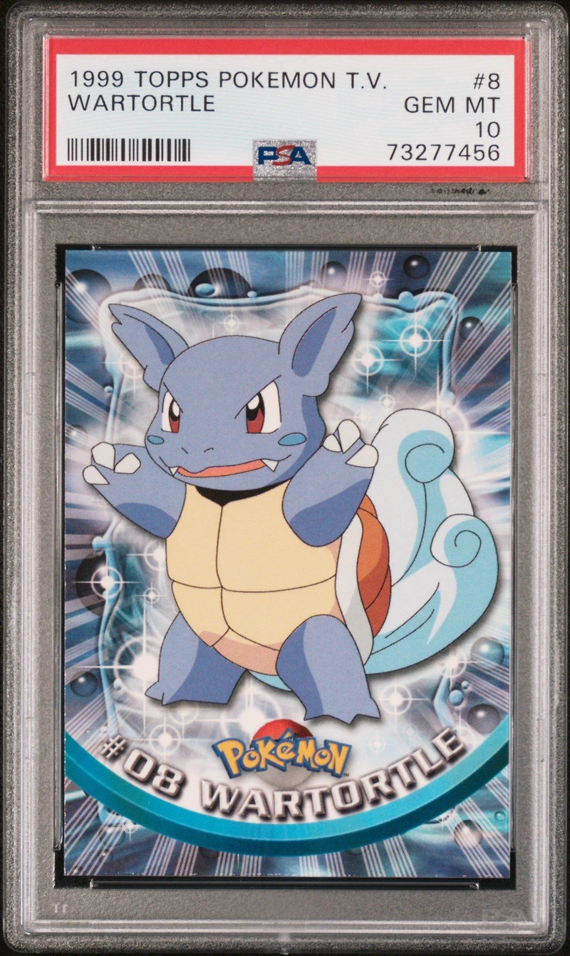 1999 Topps Pokemon Tv 8 Wartortle PSA 10