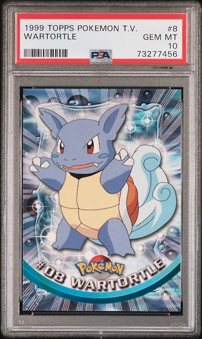 1999 Topps Pokemon Tv 8 Wartortle PSA 10