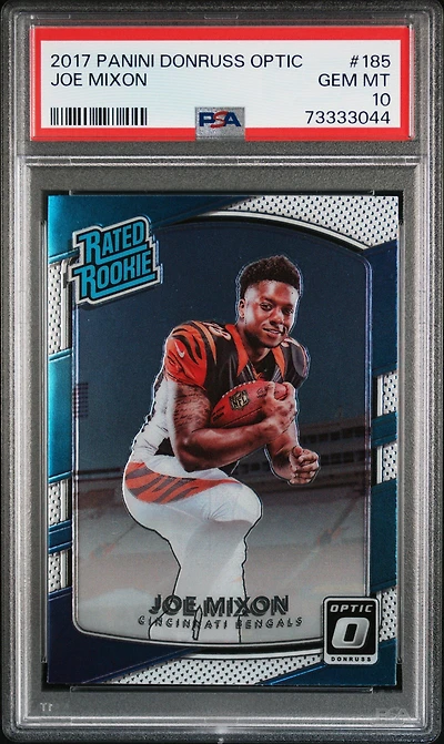 2017 Panini Donruss Optic 185 Joe Mixon PSA 10