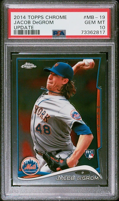 2014 Topps Chrome Update Mb-19 Jacob Degrom PSA 10