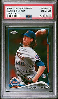 2014 Topps Chrome Update Mb-19 Jacob Degrom PSA 10
