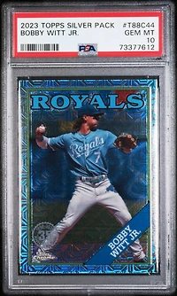2023 Topps Silver Pack 1988 Chrome Promo T88c44 Bobby Witt Jr. PSA 10