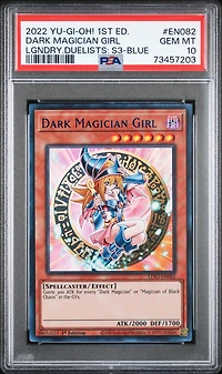 2022 Yu-gi-oh! Legendary Duelists: Season 3 En082 Dark Magician Girl PSA 10