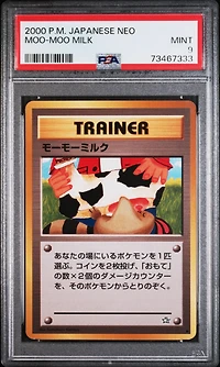 2000 Pokemon Japanese Neo null Moo PSA 9