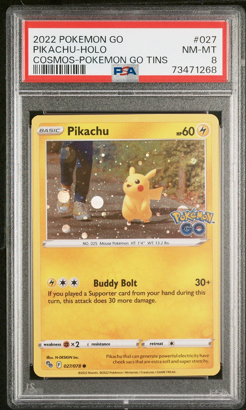 2022 Pokemon Go 027 Pikachu PSA