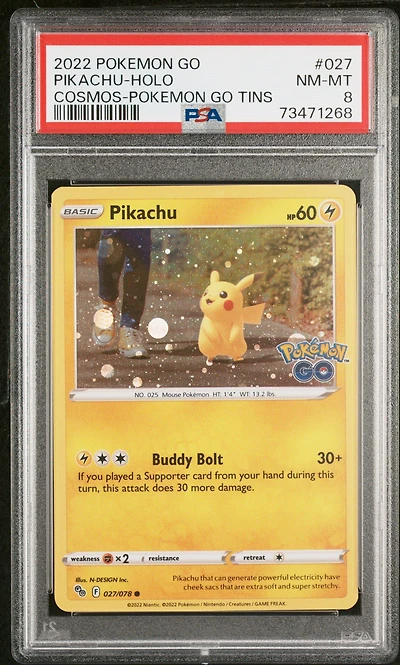 2022 Pokemon Go 027 Pikachu PSA