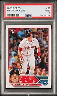 2023 Topps 92 Triston Casas PSA 9