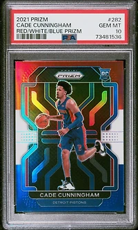 2021 Panini Prizm 282 Cade Cunningham PSA