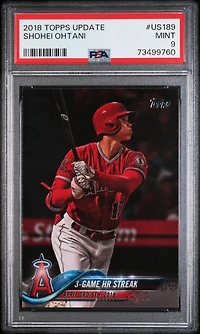 2018 Topps Update Us189 Shohei Ohtani PSA