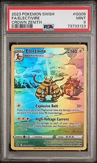 2023 Pokemon Sword And Shield Crown Zenith Gg08 Full Art/electivire PSA