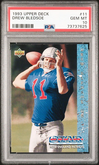 1993 Upper Deck 11 Drew Bledsoe PSA 10