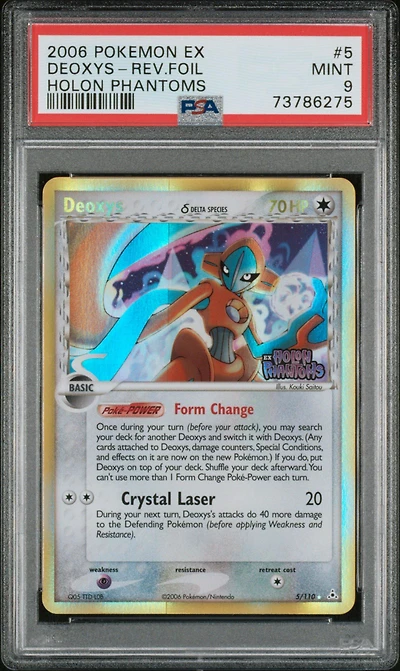2006 Pokemon Ex Holon Phantoms 5 Deoxys PSA