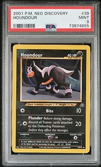 2001 Pokemon Neo Discovery 39 Houndour PSA 9