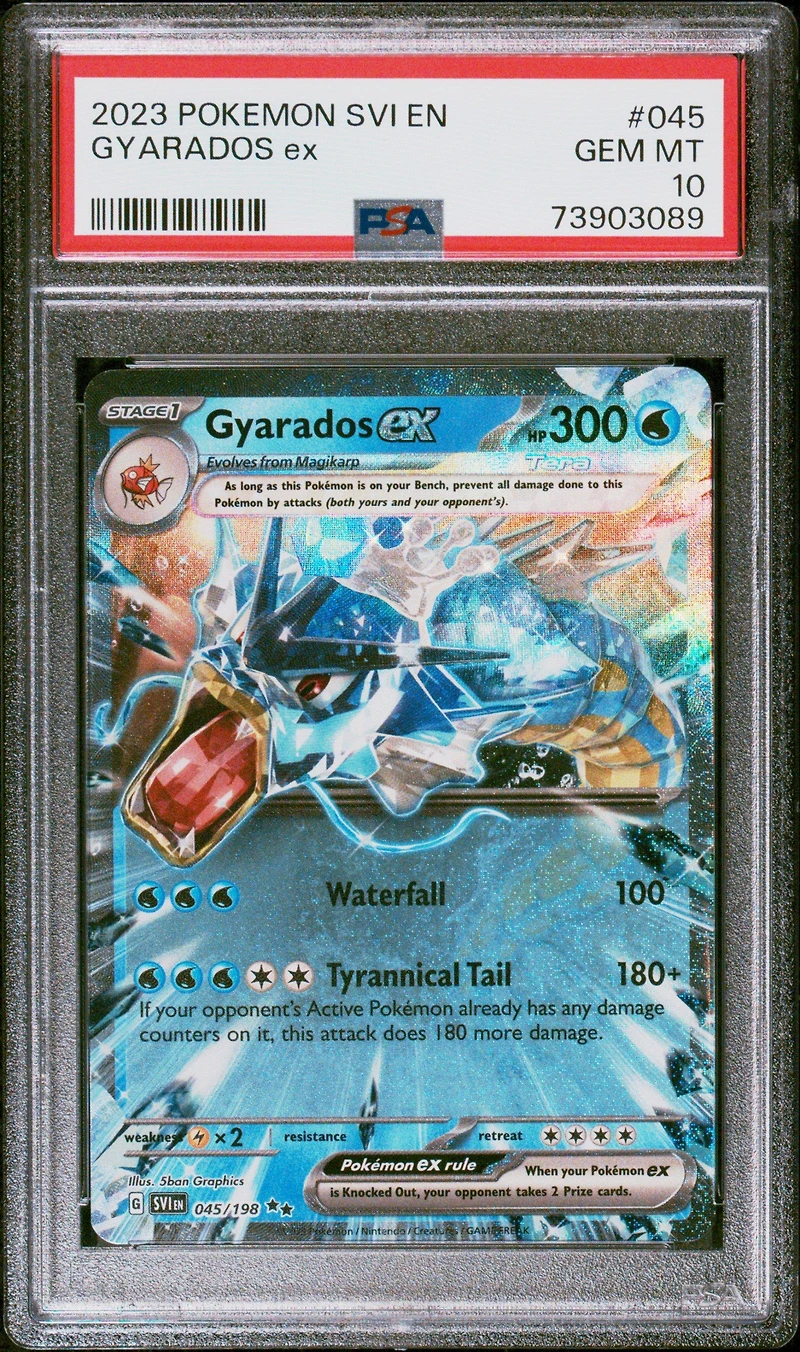 2023 Pokemon Svi En-scarlet & Violet Gyarados Ex PSA