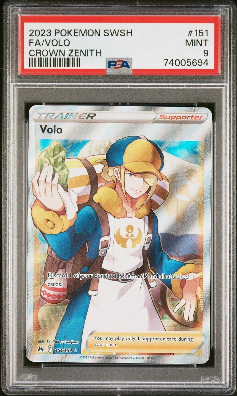 2023 Pokemon Sword And Shield Crown Zenith 151 Full Art/volo PSA