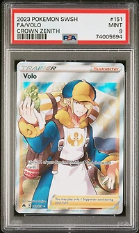 2023 Pokemon Sword And Shield Crown Zenith 151 Full Art/volo PSA