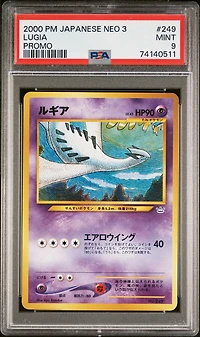 2000 Pokemon Japanese Neo 3 Promo 249 Lugia Promo PSA 9