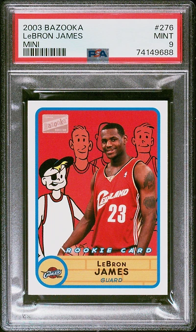 2003 Bazooka 276 Lebron James Mini PSA 9