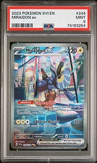 2023 Pokemon Svi En-scarlet & Violet 244 Miraidon Ex Special Illustration Rare PSA