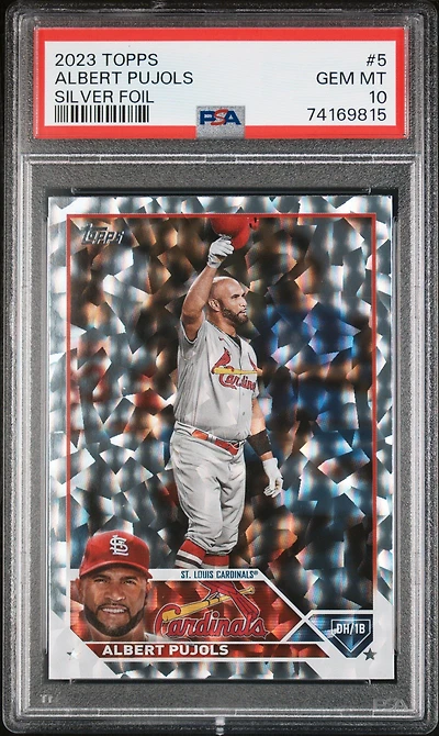 2023 Topps 5 Albert Pujols PSA 10