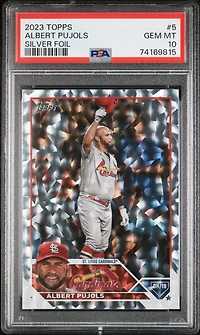 2023 Topps 5 Albert Pujols PSA 10