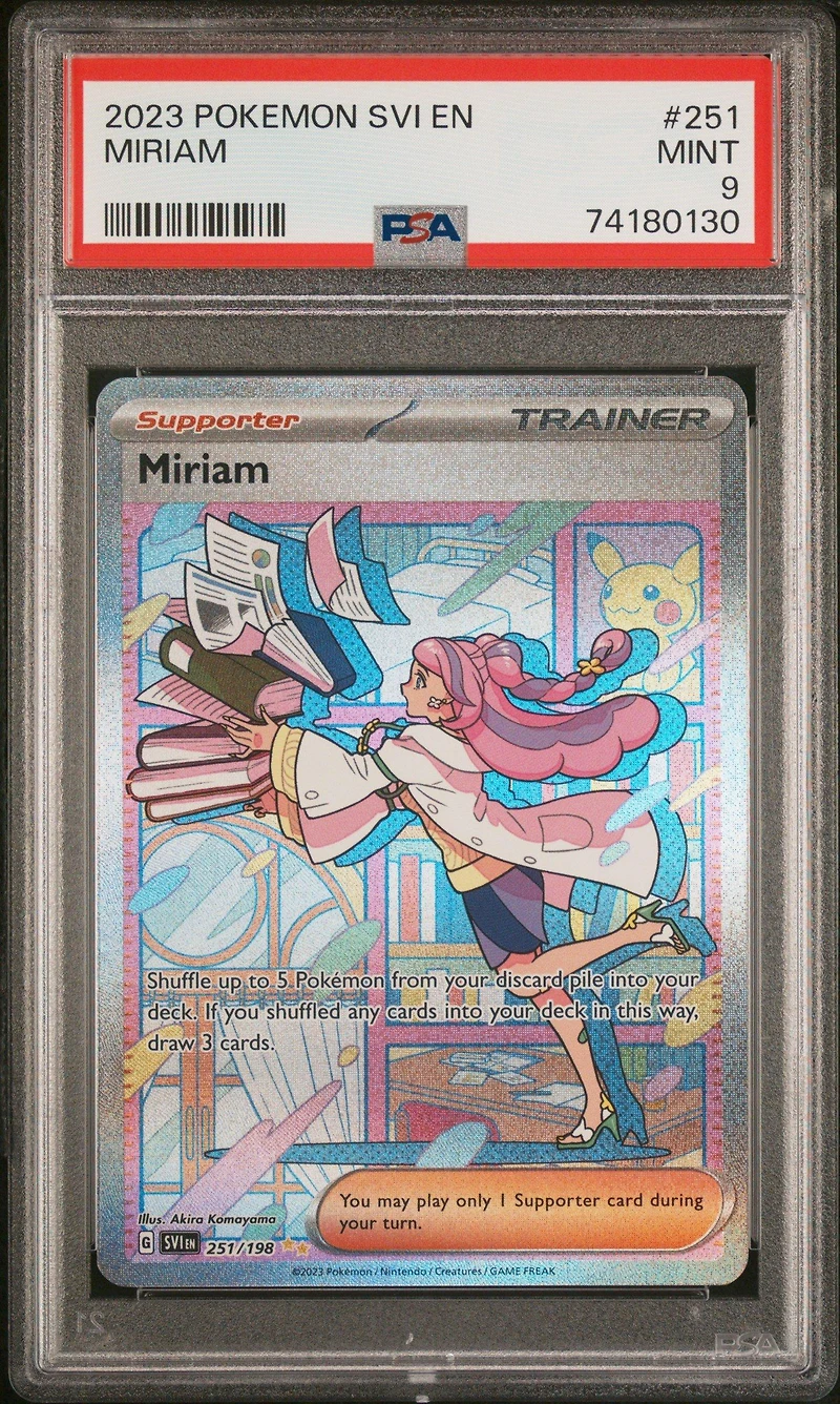 2023 Pokemon Svi En-scarlet & Violet Miriam PSA