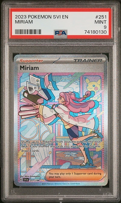2023 Pokemon Svi En-scarlet & Violet 251 Miriam PSA