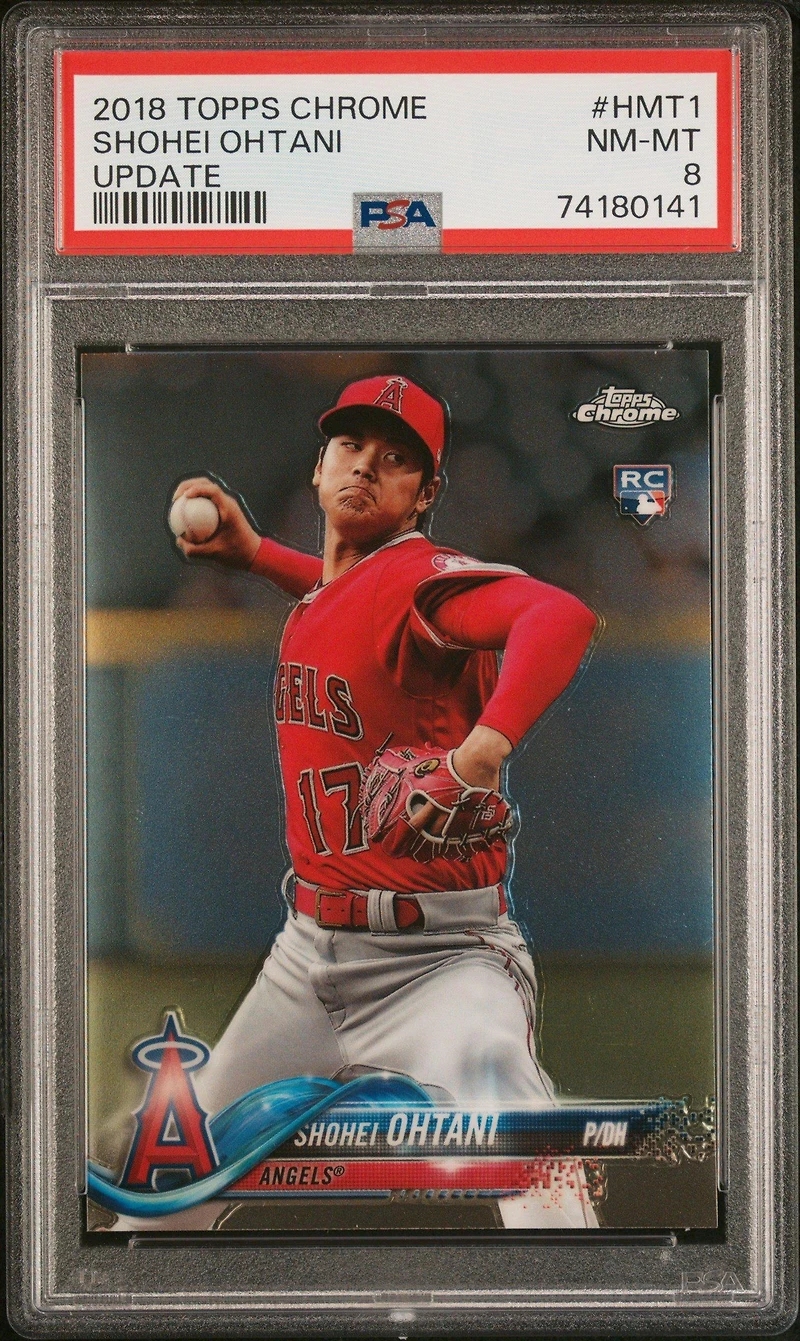 2018 Topps Chrome Update Hmt1 Shohei Ohtani PSA