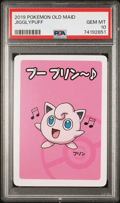 2019 Pokemon Old Maid Jigglypuff PSA 10