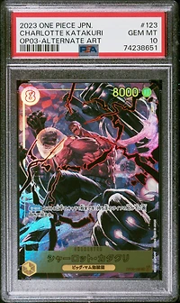 2023 One Piece Japanese Pillars Of Strength Charlotte Katakuri PSA 10