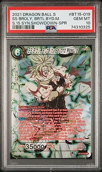 2021 Dragon Ball Super Card Game Series 15 Saiyan Showdown Bt15-019 Ss Broly
