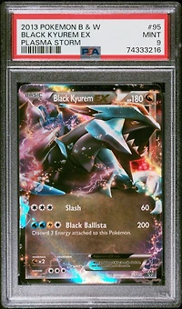 2013 Pokemon Black & White Plasma Storm 95 Black Kyurem Ex PSA 9