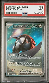 2023 Pokemon Svi En-scarlet & Violet 248 Iron Treads Ex Special Illustration Rare PSA