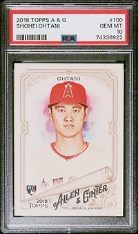 2018 Topps Allen & Ginter 100 Shohei Ohtani PSA 10