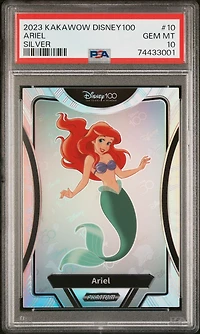 2023 Kakawow Phantom Disney100 Wondrous Character 10 Ariel Silver PSA 10