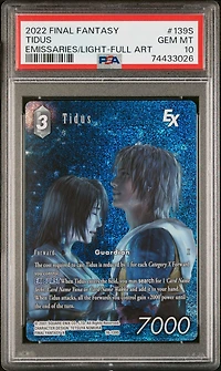 2022 Final Fantasy Emissaries Of Light 139s Tidus Full Art PSA 10