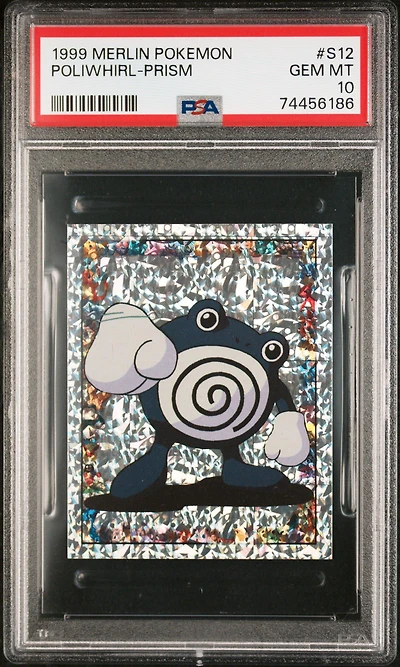 1999 Merlin Pokemon S12 Poliwhirl PSA 10