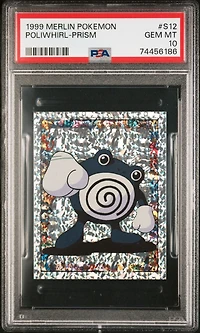 1999 Merlin Pokemon S12 Poliwhirl PSA 10