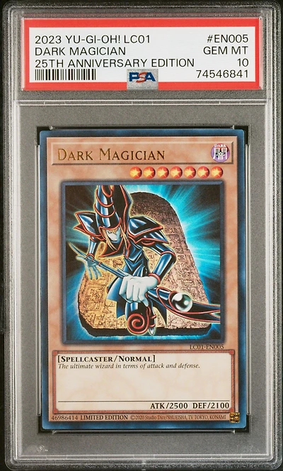 2023 Yu-gi-oh! Lc01-legendary Collection: 25th Anniversary Edition En005 Dark Magician PSA