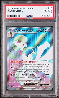 2023 Pokemon Svi En-scarlet & Violet 228 Gardevoir Ex Ultra Rare PSA 8