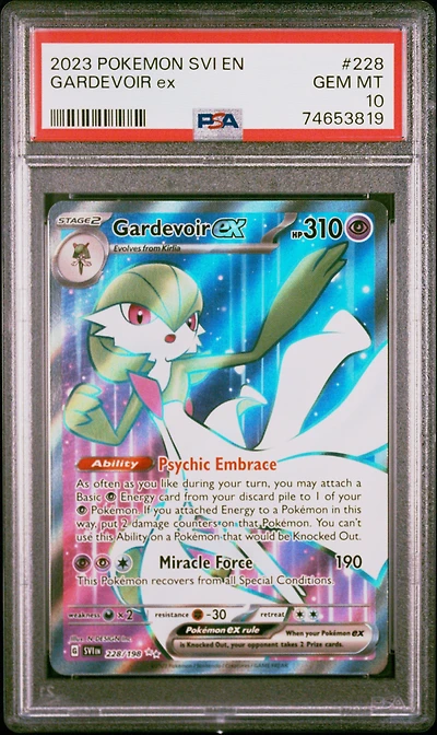 2023 Pokemon Svi En-scarlet & Violet 228 Gardevoir Ex Ultra Rare PSA