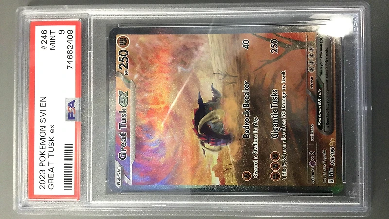 2023 Pokemon Svi En-scarlet & Violet 246 Great Tusk Ex PSA 9