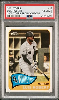 2021 Topps 1965 Topps Redux Chrome 13 Luis Robert PSA 10